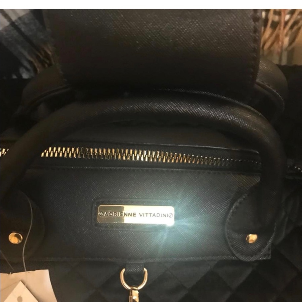 ADRIENNE VITTADINI Velvet Weekender - Picture 7 of 8